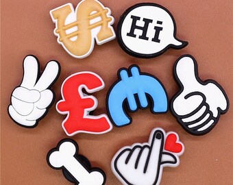 money sign croc charm