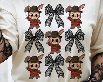 Halloween Coquette Bow Png, Horror Halloween Png, Horror Characters Png, Halloween Png, Retro Halloween Png, Scary Movies Png, Horror Png