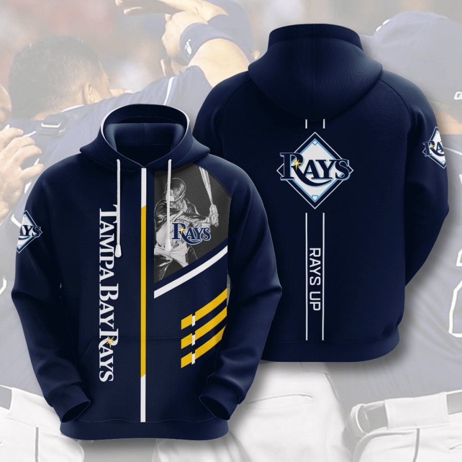Sports Baseball Mlb Tampa Bay Rays Hoodie 3DSweater Pullover Etsy