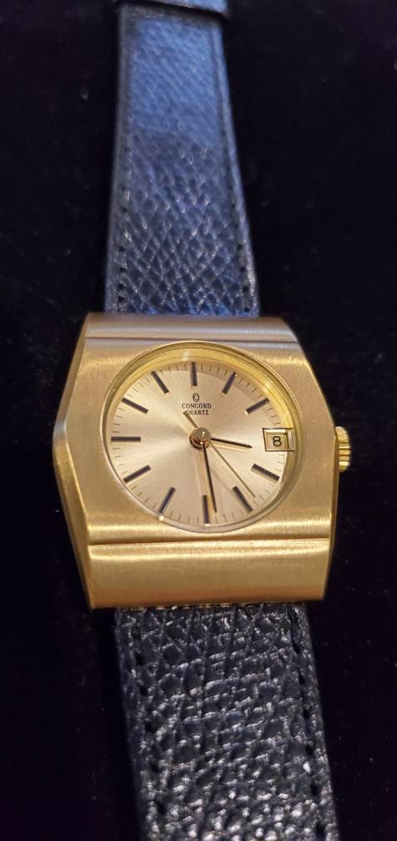 Rare Vintage Concord 17.85.210 18K Gold Electropl… - image 2