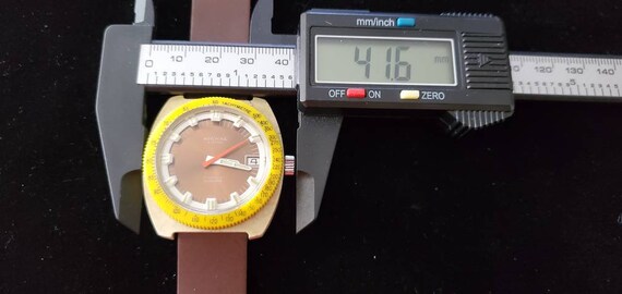 Signal All Guard Very Rare Vintage Swiss Signal Allguard Diver 17 Jewe… - Gem
