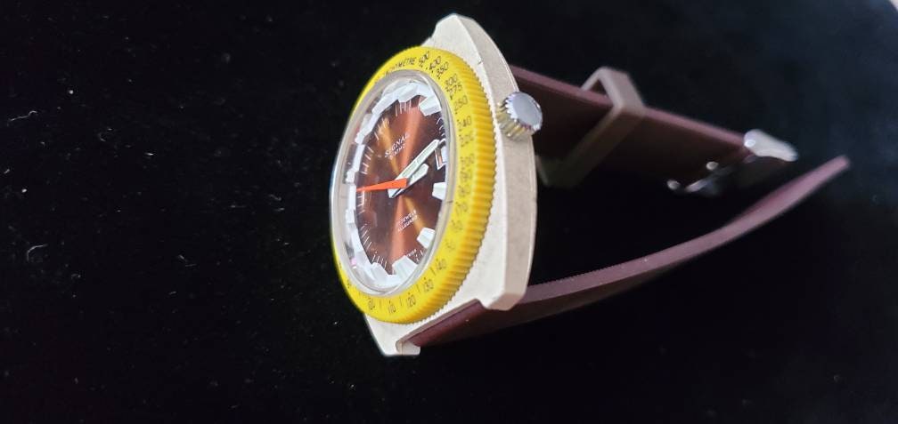 Signal All Guard Very Rare Vintage Swiss Signal Allguard Diver 17 Jewels Men's Watch - Etsy