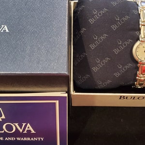 Bulova 96L90 Mother of Pearl Dial Stainless Steel Ladies  display picture 1