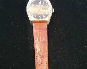 Vintage Jules Jurgensen 17 Juwelen Automatische Gradiant Wijzerplaat Herenhorloge
