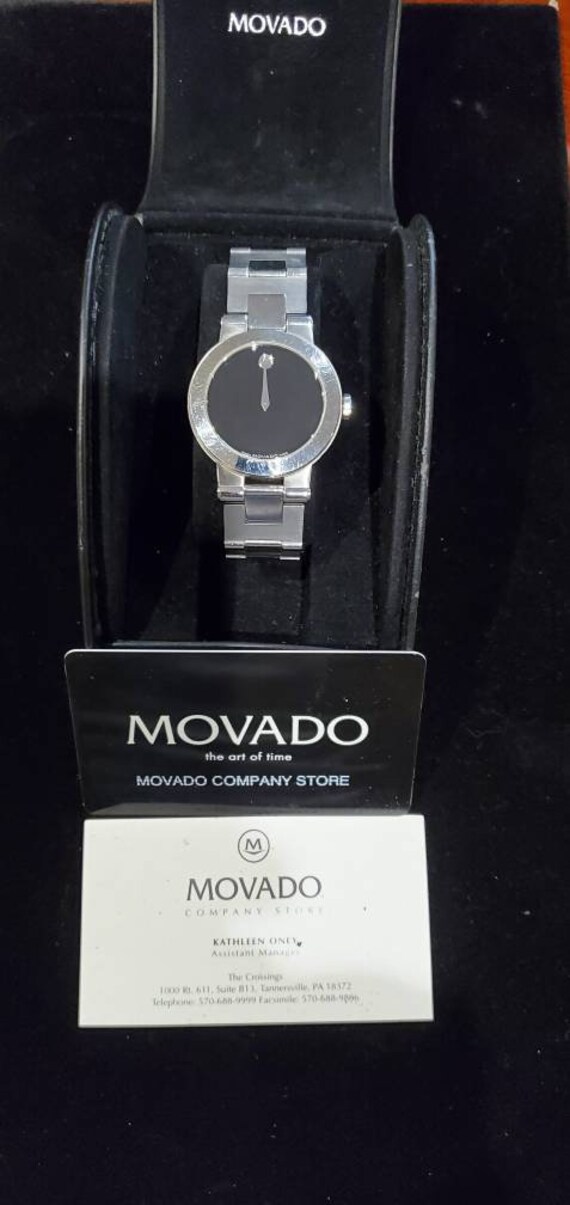 Movado Vizio Swiss Made Stainless Steel Men's Wat… - image 1