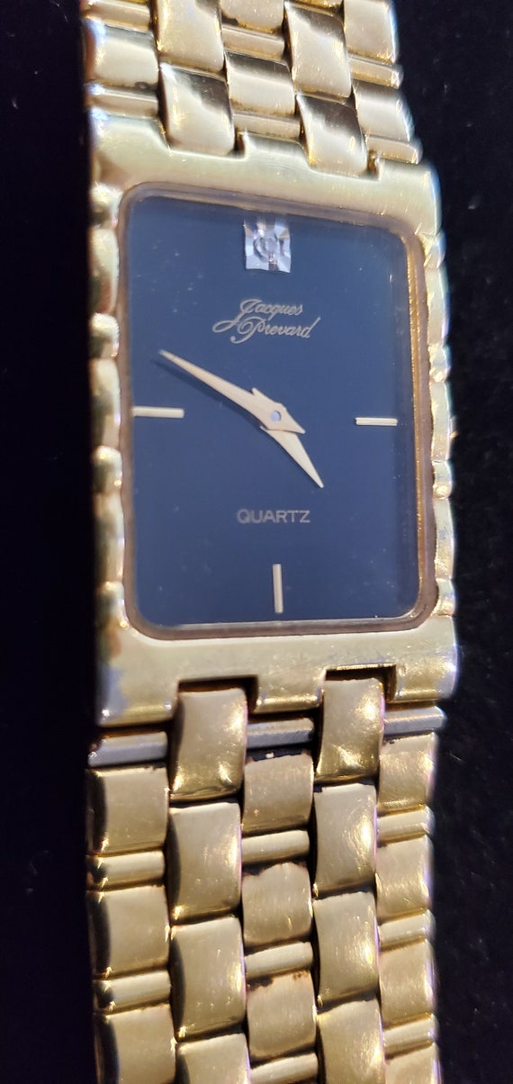 Jacques Prevard Gold Plated Mens Quartz Watch