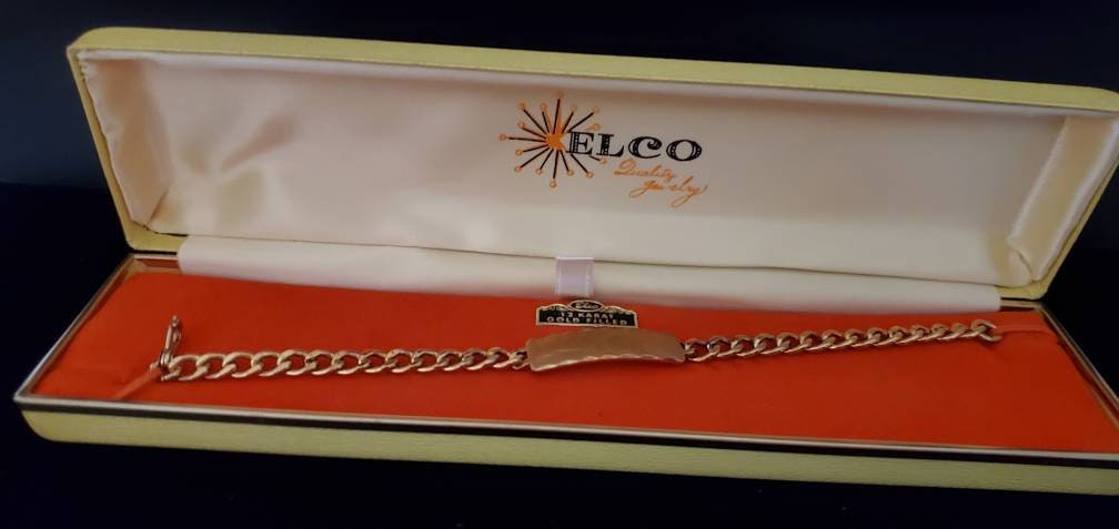 Vintage Elco Id Bracelet - Etsy