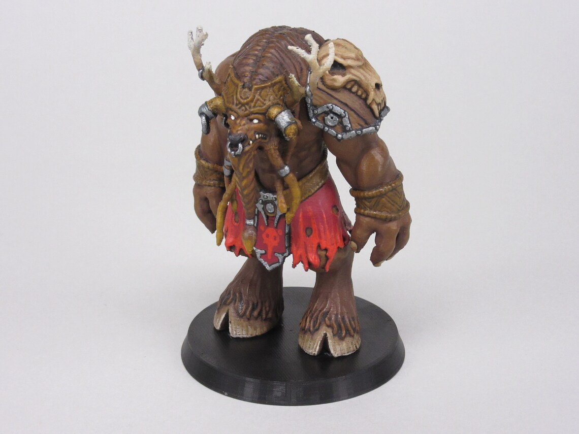 world of warcraft tauren figure