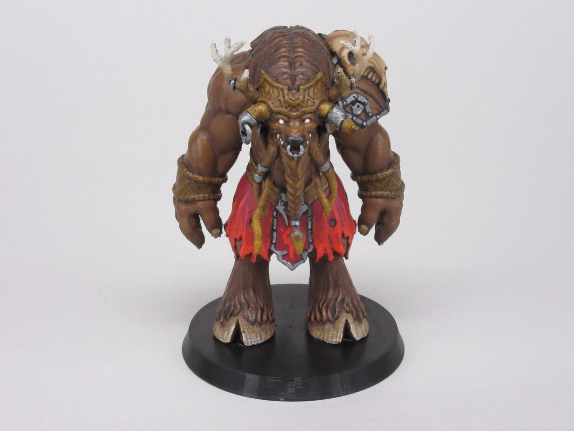 world of warcraft tauren figure