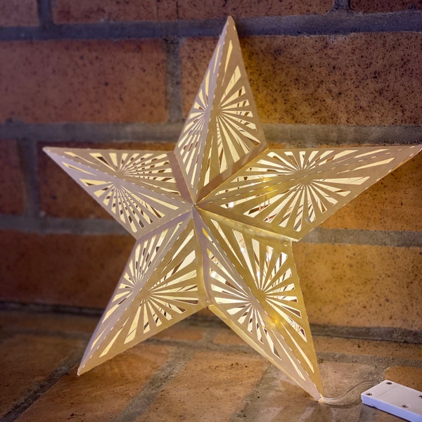 Paper Star Lantern Etsy