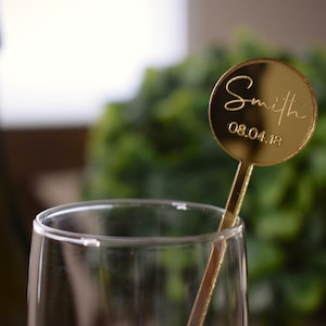 Personalized Drink Stirrers, Wedding Stir Sticks, Cocktail Hour Decor, Bar Decorations, Wedding Favors, Engagement, Custom Cocktail Stirrers