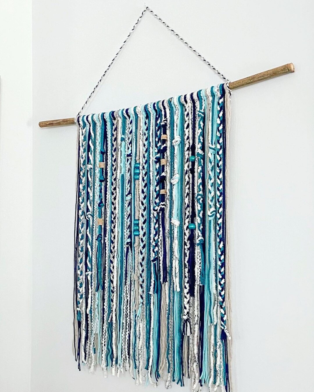 Yarn Wall Hanging / Macrame Wall Hanging / Wall Tapestry / Etsy