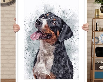 Custom Pet Memorial Portrait | Loss of Dog Gift | Pet Sympathy Art