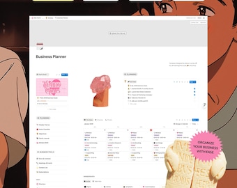 Business Planner Notion Template · Focus, Reflection & Weekly Planning Dashboard