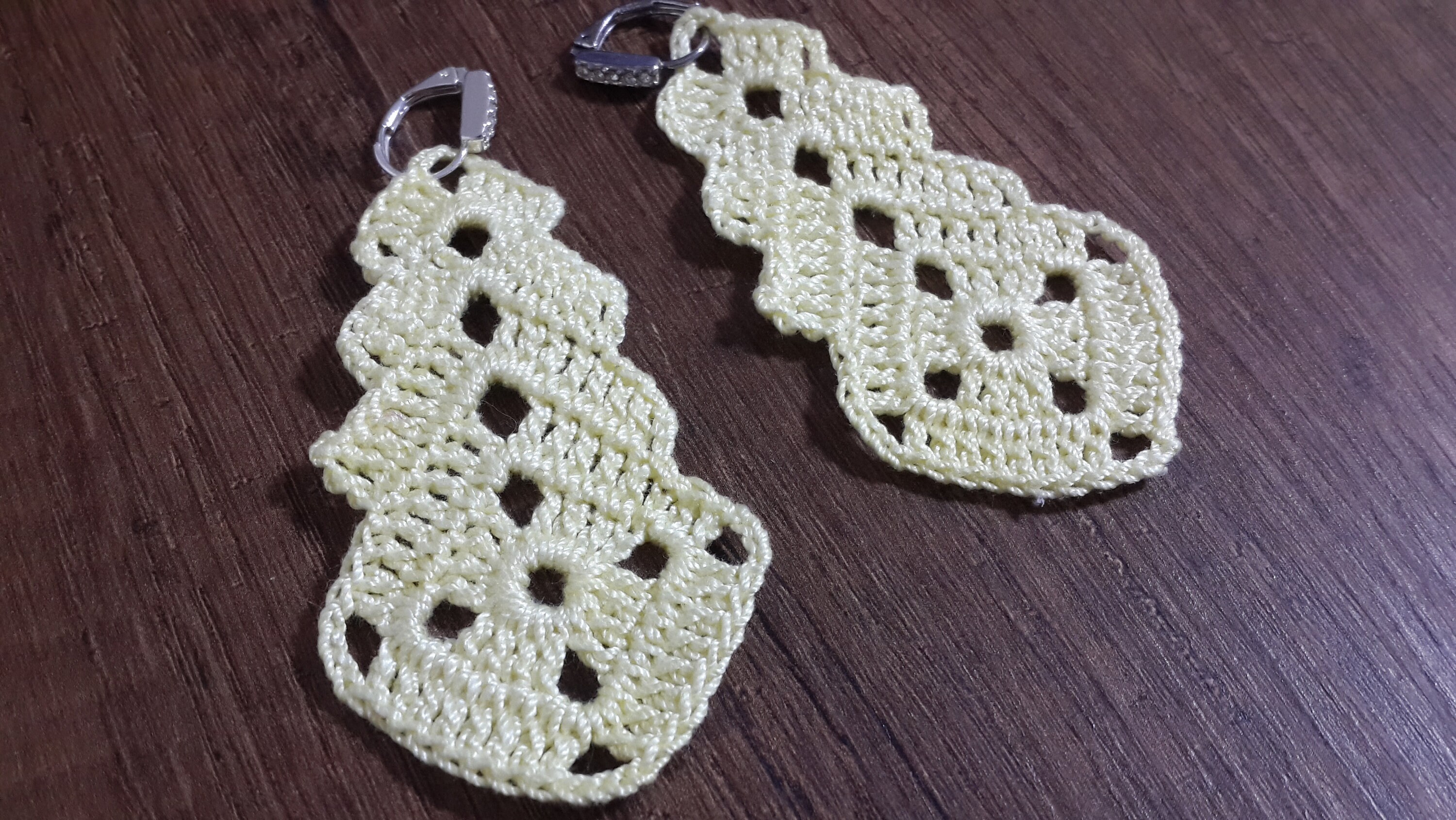 Cute Yellow Knit Earrings / Jewelry / Earrings Etsy