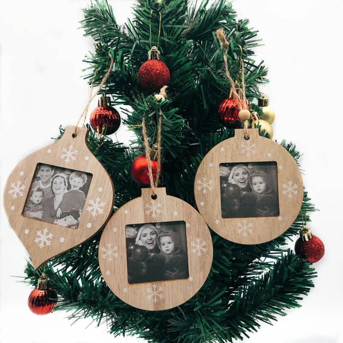 Christmas Ornament Photo Frame Christmas Tree Ornament With Etsy Canada