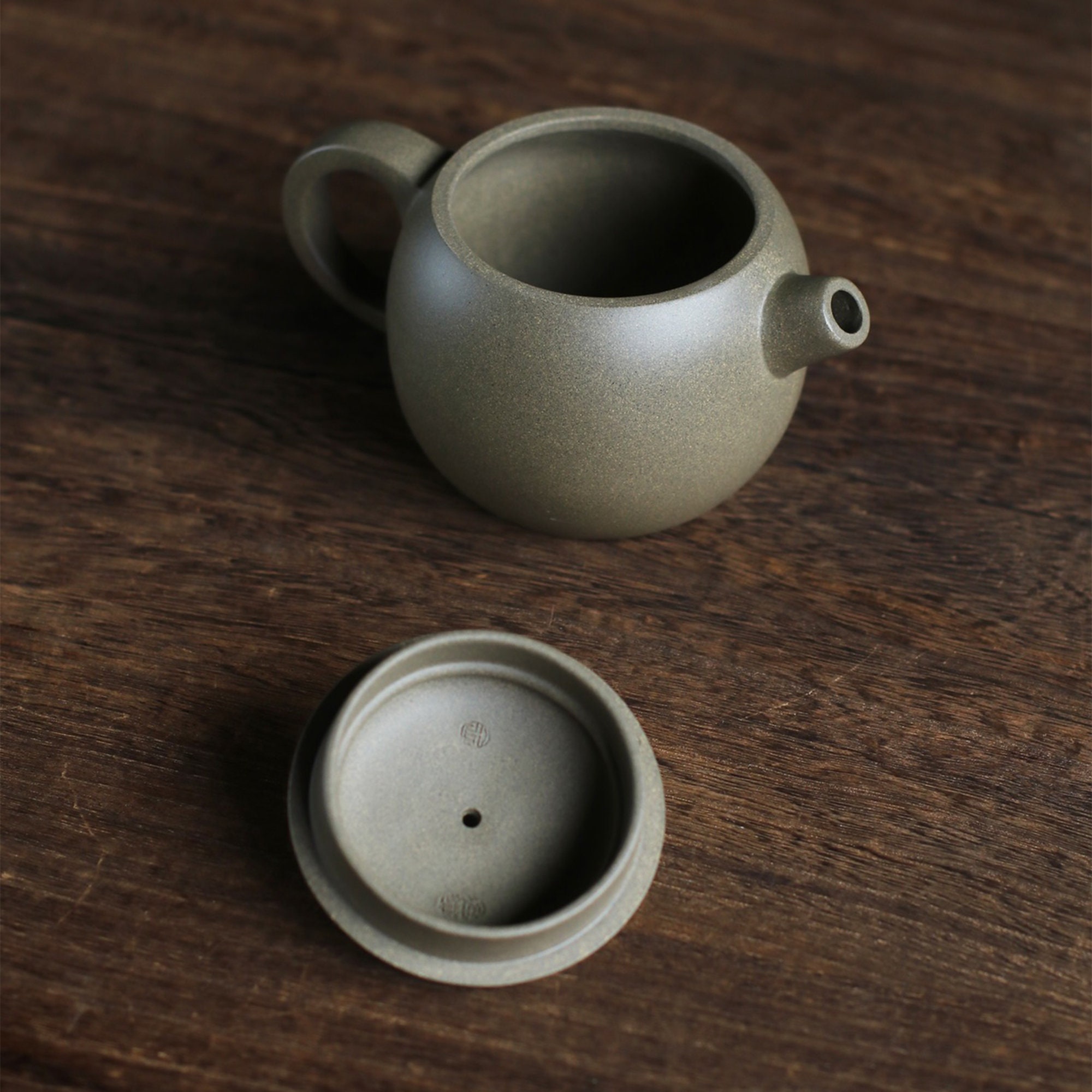 Yixing Clay Teapot Zisha Teapot Handmade Teapot Green Clay Etsy