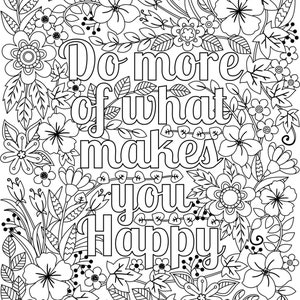 11 Happy Coloring Pages - Printable - Etsy