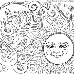 11 Happy Coloring Pages Printable image 6