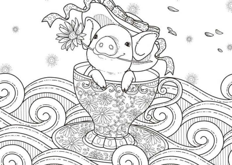 11 Happy Coloring Pages Printable image 4