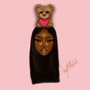 Plush| Wall art| Original art print