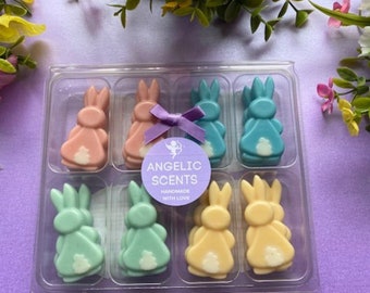 Wax Melts Gift Set, Easter Bunny Rabbit Wax Melts, Soy Wax Melts, Highly Scented in Gift Box