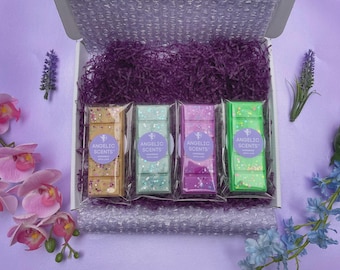 Strong Wax Melts, Snap Bar Soy Wax which are highly scented, long lasting and come in a box for your wax warmer.