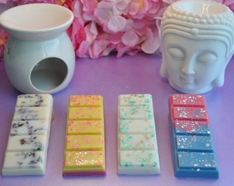 Wax Melt Snap Bars, Highly Scented Soy Wax, Etsy Bestseller, Long Lasting, Handmade, Vegan Friendly, For Wax Warmer Over 65 Scents,