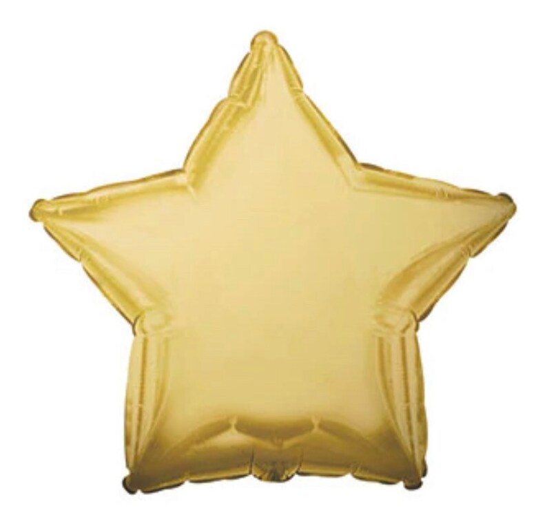 Gold Star 17inch Balloon Twinkle Twinkle Little Star Party Gender Reveal Party Gold Star Balloon Baby Shower