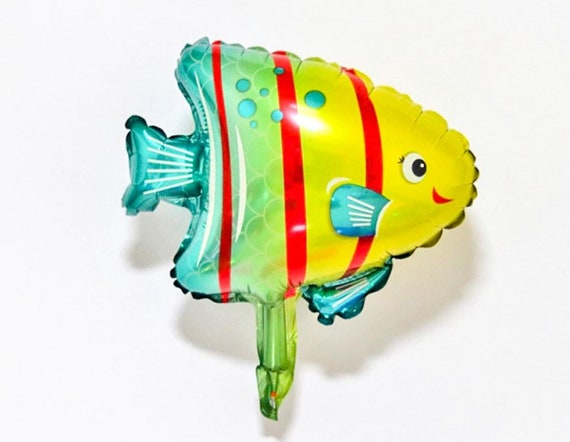 Mini Foil Fish Balloon, Sea Creature, Under the Sea, No Helium