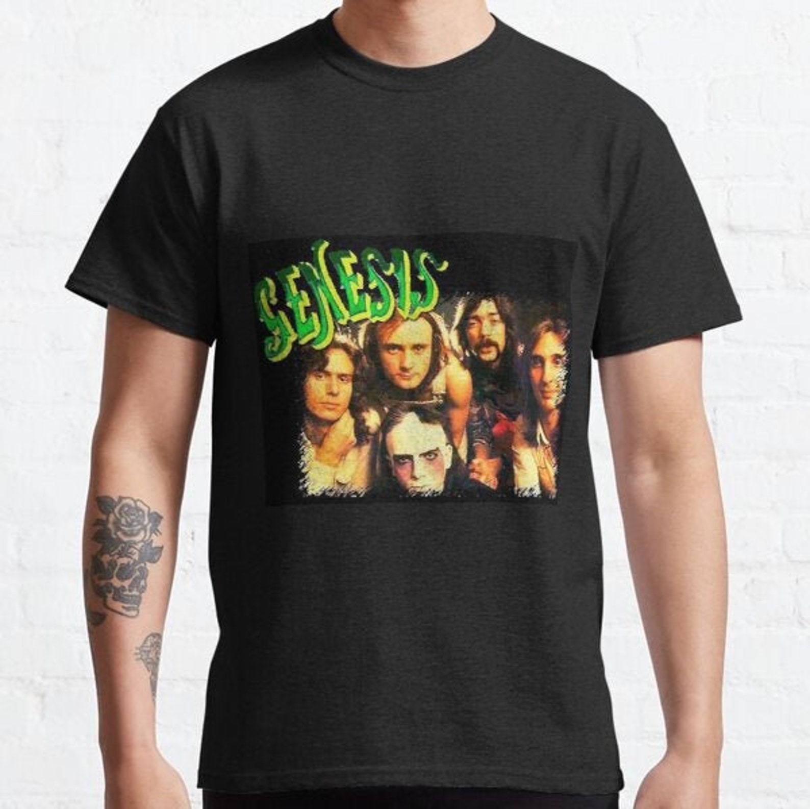 Genesis Band Classic T-Shirt Full Size Gift For Fan T-Shirt | Etsy