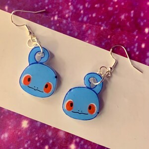 Blue Water Earrings, Hypoallergenic, Stocking Stuffers, Fandom Gift