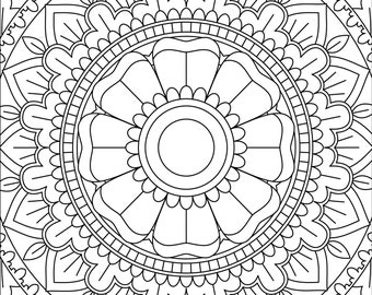 Mandala Coloring Book: Volume 2