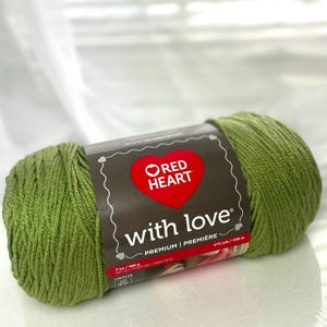 Red Heart With Love Yarn: Soft Acrylic, Medium Weight, Machine Washable