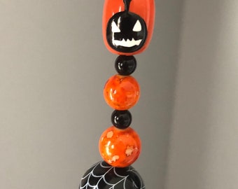 Kürbis-Halloween-Schlüsselanhänger; Kürbis Charm; Halloween Kürbis Zubehör