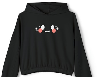 Cutecore Face Crop Hoodie | Soft Hooded Sweatshirt | Kawaii Gift For Girlfriend