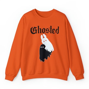 Ghost Sweatshirt | Trendy Cute spooky Sweatshirt | Fall Goth Kawaii sweater | Pullover sweater Gift for Best Friend
