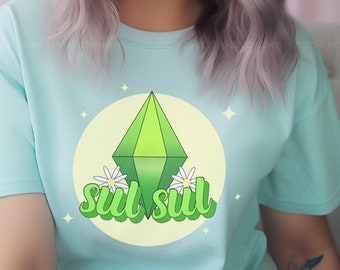 Plumbob shirt | Plumbob shirt, Sul Sul and Daisy Gamer Gifts