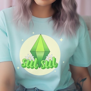 Plumbob shirt | Plumbob shirt, Sul Sul and Daisy Gamer Gifts