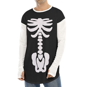 Skelli Styles Long Sleeve T-shirt | Skeleton Top