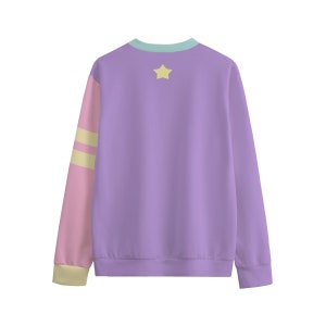 Crescent Moon Sweatshirt | Cute Japanese Lovers Shirt | Pure Cotton Harajuku Clothing | kawaii cloth image 2