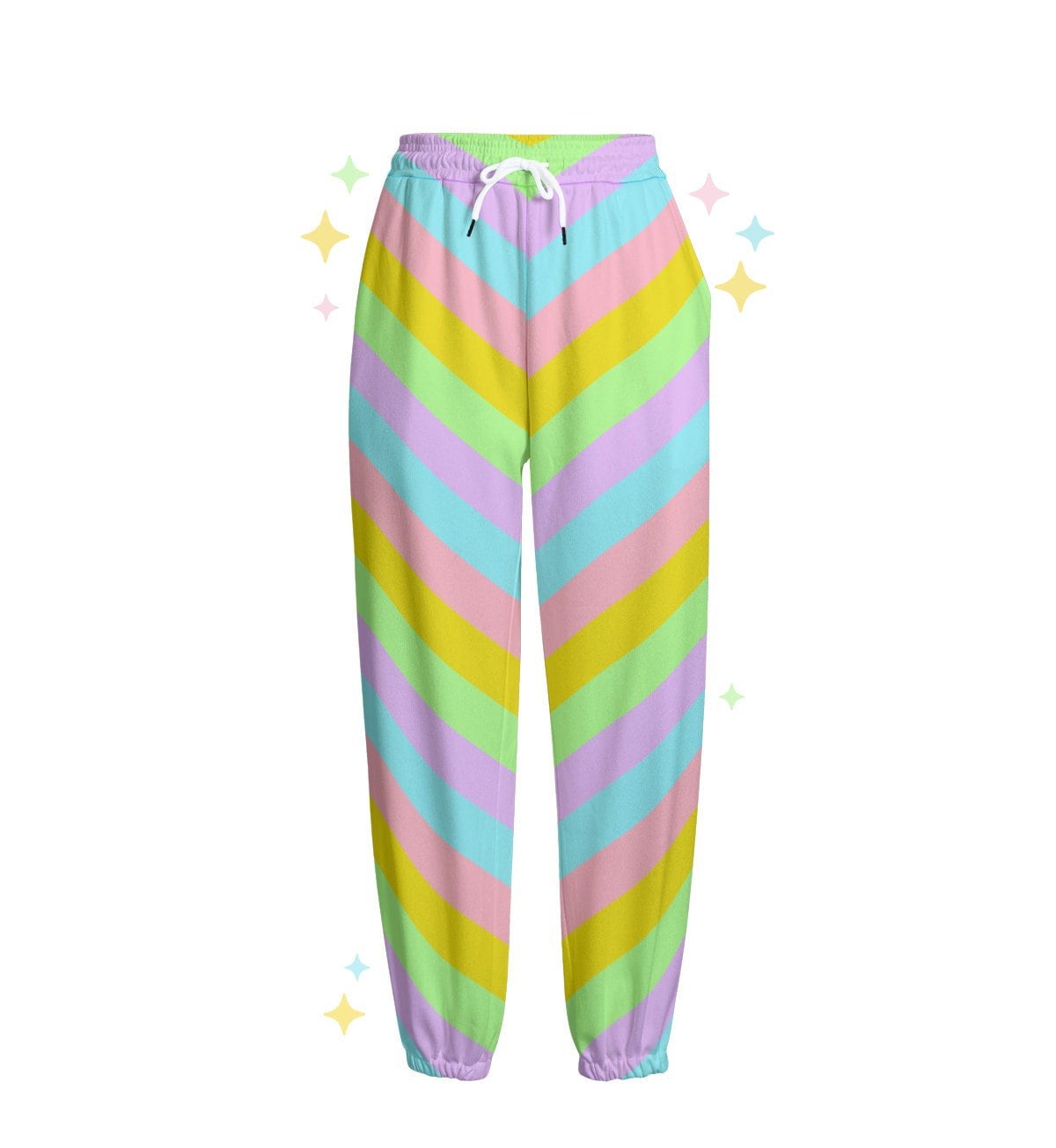 Unicorn Rainbow Sweatpants | Pastel Goth | Candycore Joggers | Kawaii Clothes | Y2K Rave bottoms