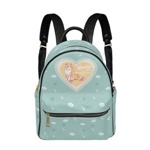 Innocent Khajiit Backpack - Mini Sling Kawaii backpack Cat Eyes Lover, Gamer Girls & College Students Gifts image 3
