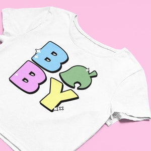Baby Leaf Y2K Crop Top | Cute Fitted Graphic Top | Y2K Baby Tee | Gift For Girlfriend | Gamer Gift For Her