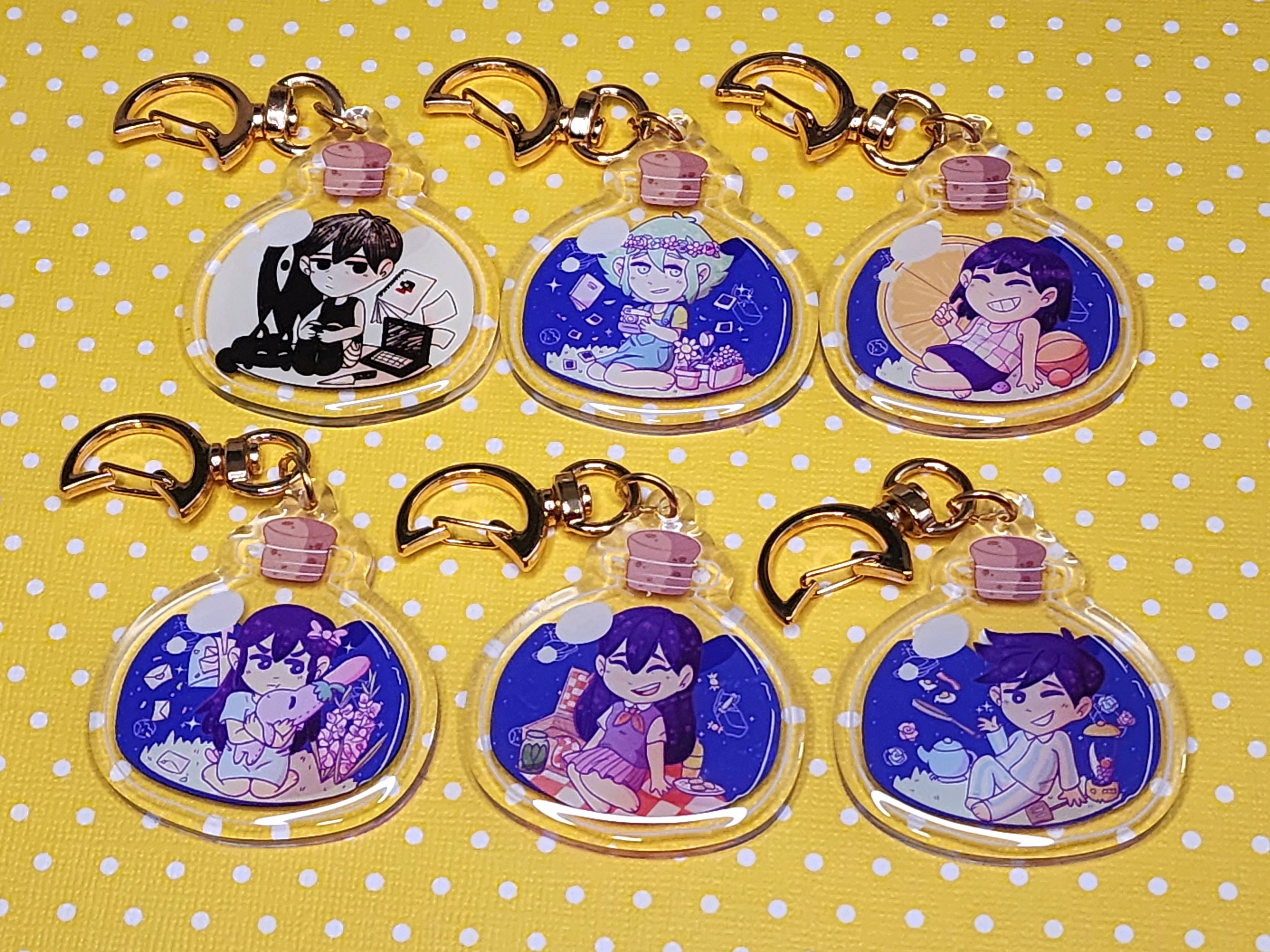 OMORI Charms OMORI Keychains Sunny Charm Aubrey Charm Kel -  Norway