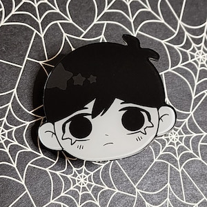 Omori Pin | Omocat Nostaligic Spooky Indie Game Omori Fan Gift Acrylic Pin