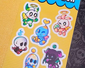 ソニックアドベンチャー チャオガーデン ステッカーシート | ソニックファンギフト バーチャルペット かわいい文房具 ソニックステッカー