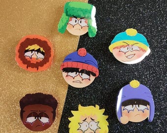 South Park Pin | Stan Kyle Cartman Kenny Tolkien Tween and Craig Acrylic Pin