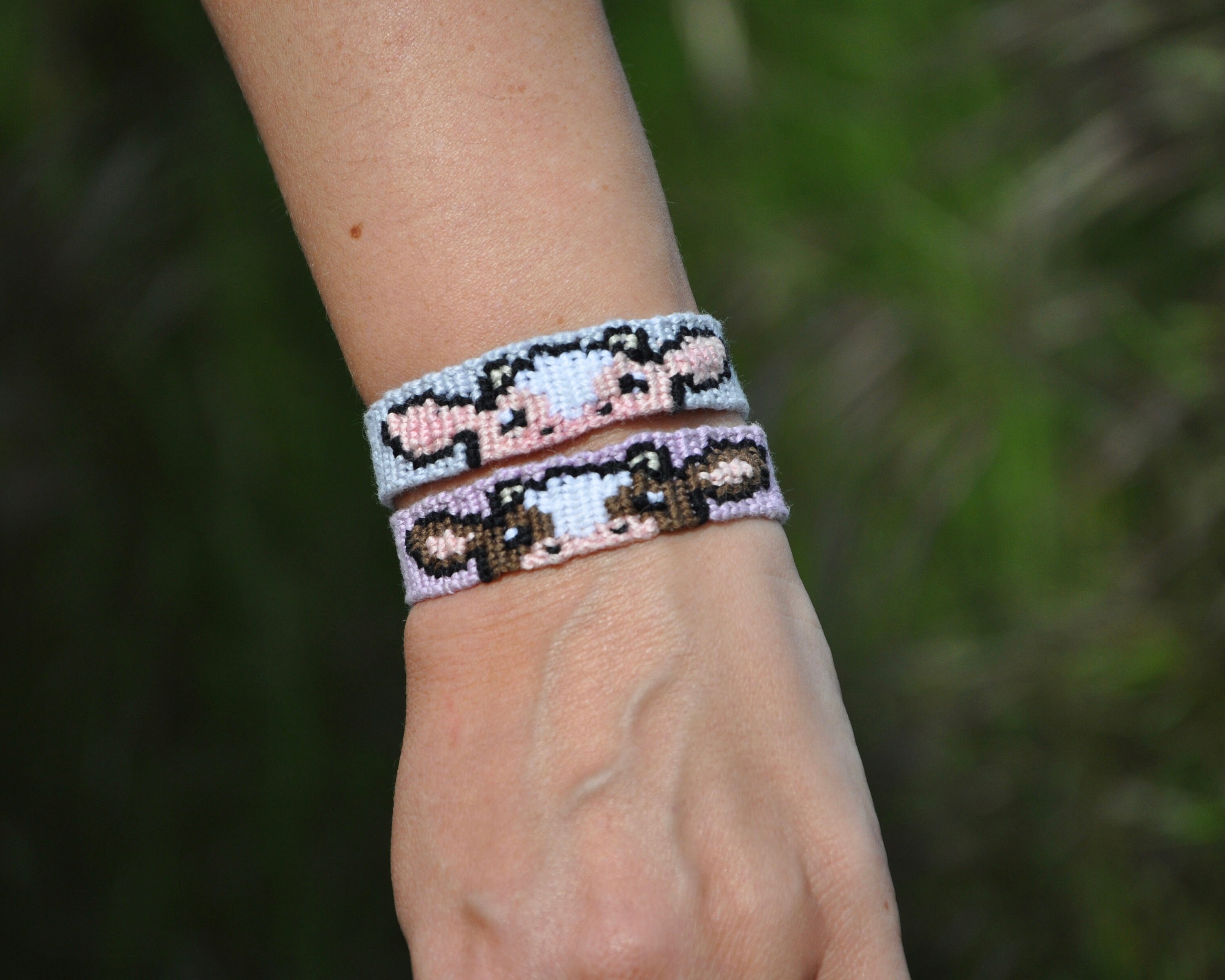 Handmade Adjustable Cow Friendship Bracelet Etsy
