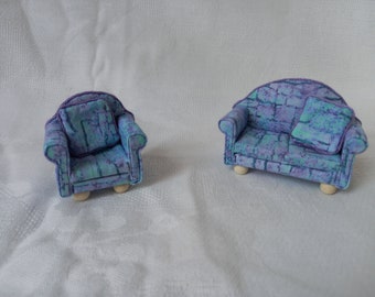 Sofa and chair 1:24 scale